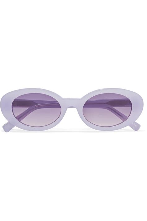 mckinley oval acetate sunglasses